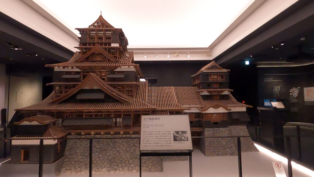 熊本城天守軸組模型