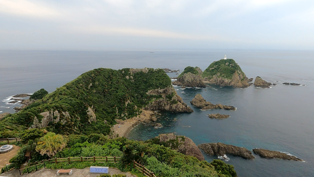 佐多岬展望台からの景色